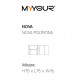 Poltrona Nova Myyour dimensioni