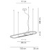 Nucleo L 130 lampada a sospensione Modo Luce dimensioni