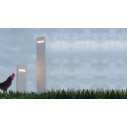 Artemide Nuda lampada da terra outdoor ambientazione
