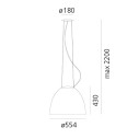 Artemide Nur lampada a sospensione dimensioni