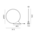 Artemide O lampada da terra dimensioni
