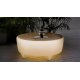 Oasis pouf luminoso Serralunga ambientazione