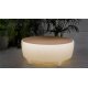 Oasis pouf luminoso Serralunga ambientazione