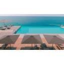 Ocean Alluminio ombrellone a palo centrale 200x300 Ombrellificio Veneto ambientazione