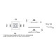 Ofiuco 4183 Faretto a incasso a plafone 9010 novantadieci dimensioni