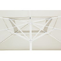Ombrellone Alghero 4x4 bianco/grigio chiaro Bizzotto dettaglio