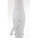 Ombrellone Alghero 4x4 bianco/grigio chiaro Bizzotto dettaglio