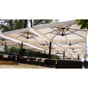 Ombrellone Alu Double Dark 3,5x7 Scolaro ambientazione