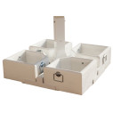 Ombrellone Alu Poker Starwhite 7x7 Scolaro dettaglio