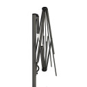 Ombrellone Astro Carbon 3x3 Scolaro dettaglio