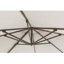 Ombrellone Braccio Dallas 3x3 naturale Bizzotto dettaglio
