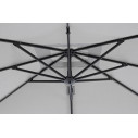 Ombrellone Braccio Ines 2x3 antracite-grigio chiaro Bizzotto dettaglio