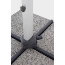 Ombrellone Braccio Ines 4x4 anodizzato-grigio scuro Bizzotto dettaglio