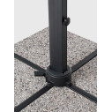 Ombrellone Braccio Ines 4x4 antracite-grigio chiaro Bizzotto dettaglio
