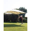 Ombrellone Braccio Orion 4x4 natural-beige Bizzotto ambientazione