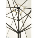 Ombrellone Capri Dark 6x6 Scolaro dettaglio