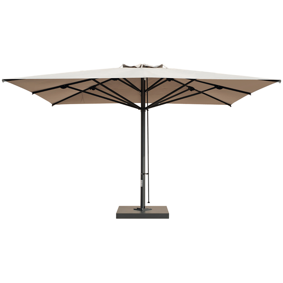 Sekey Ombrellone Da Balcone 200x125 Cm Con Supporto – Talpa – Protezione Solare E Pioggia - 3