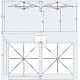 Ombrellone Dual-V Carbon 3x6 Scolaro dimensioni