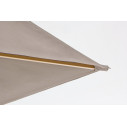 Ombrellone Eclipse 3x4 tortora Bizzotto dettaglio