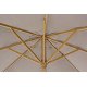 Ombrellone Eclipse 3x4 tortora Bizzotto dettaglio