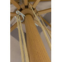 Ombrellone Eclipse 3x4 tortora Bizzotto dettaglio