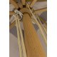 Ombrellone Eclipse 3x4 tortora Bizzotto dettaglio