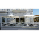 Ombrellone Galileo Starwhite 3x3 Scolaro ambientazione