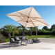 Ombrellone Galileo Wood 3x3 Scolaro ambientazione