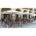 Ombrellone Leonardo Telescopic 3,5x3,5 Scolaro ambientazione
