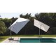 Ombrellone Parasol Venere 3x3 Talenti Outdoor ambientazione