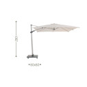 Ombrellone Parasol Venere 3x3 Talenti Outdoor dimensioni