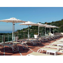 Ombrellone Rimini Standard Ø 3,5 metri Scolaro ambientazione
