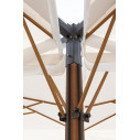 Ombrellone Wood Poker 7x7 Scolaro dettaglio