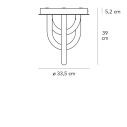 Fontanaarte Oort lampada da soffitto dimensioni