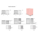 Opera 06 Cassettiera Fantin esempi di configurazione