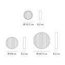 Orbis Lampada da soffitto-parete Axolight dimensioni