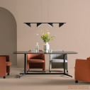 Orchid 4 luci Orizzontale Lampada a sospensione Axolight ambientazione