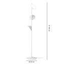 Orchid Lampada da terra Axolight dimensioni