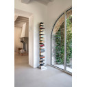 Original Ptolomeo H 160 Libreria Nero-Inox Opinion Ciatti ambientazione