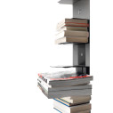 Original Ptolomeo H 215 Libreria Nero-Inox Opinion Ciatti dettaglio