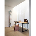 Original Ptolomeo H 215 Libreria Nero-Inox Opinion Ciatti ambientazione