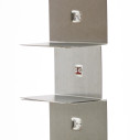 Original Ptolomeo H 75 Libreria Acciaio Inox Opinion Ciatti dettaglio