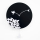Orologio Little's Bird Story Progetti bianco-nero