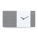 Orologio Pattern & Partner bianco e nero front