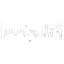 Orologio Skyline Hong Kong Progetti dimensioni