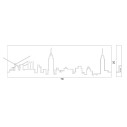 Orologio Skyline New York Progetti misure