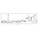 Orologio Skyline Parigi Progetti misure