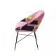 Padded Chair Lipsticks Pink Seletti vista