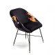 Padded Chair Lipsticks Black Seletti vista