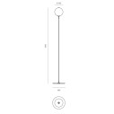 Palloncino Lampada da terra Firmamento Milano dimensioni